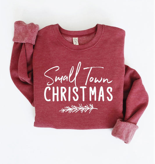 Small Town Christmas Graphic Sweatshirt